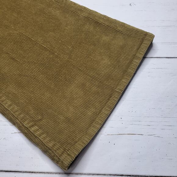 J Crew Tall Vintage Flare Corduroy Pants Olive Green High Rise Heritage 29 29T - Picture 9 of 11